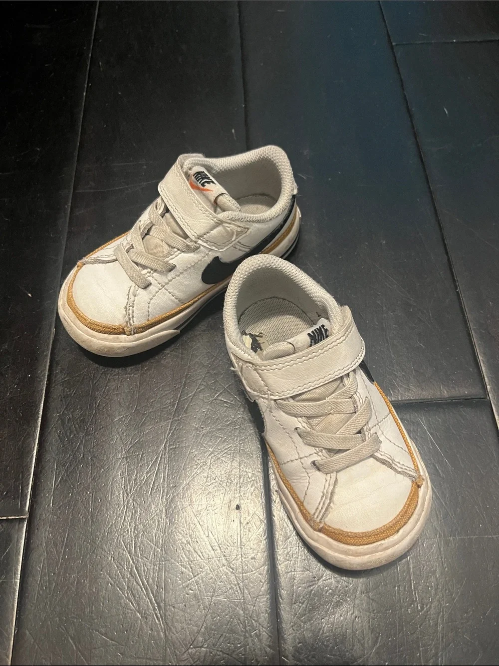 Super cute baby boy Nike shoes